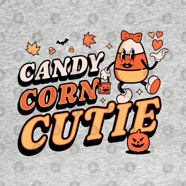 Candy Corn Cutie - Retro Vintage Candy Corn by OrangeMonkeyArt